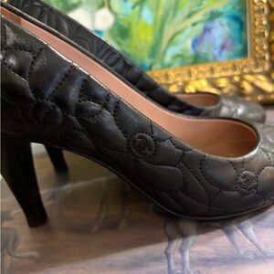 CHANEL - “AUTHENTIC” Black Quilted Heels